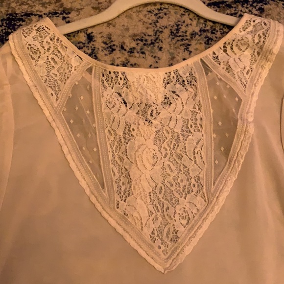 White Sheer Top - Picture 3 of 3